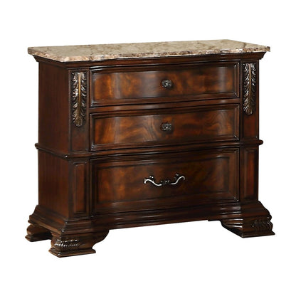 Santa Monica Cherry Brown 4-Piece Bedroom Set, King