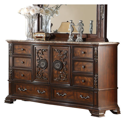 Santa Monica Cherry Brown 4-Piece Bedroom Set, King