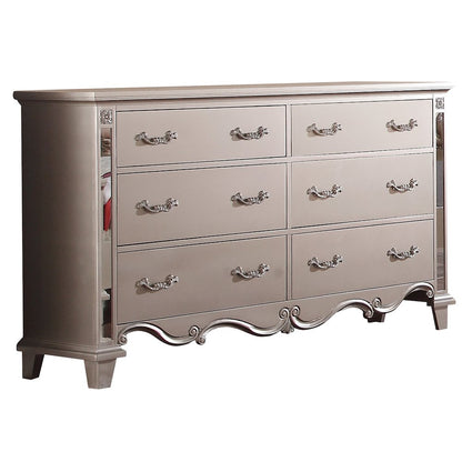 Sonia Beige Tufted 4-Piece Bedroom Set, King
