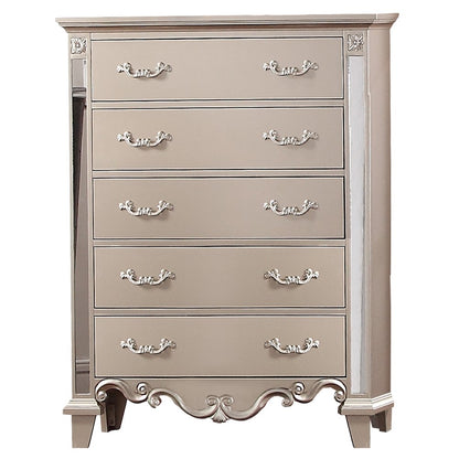 Sonia Beige Tufted 5-Piece Bedroom Set, King