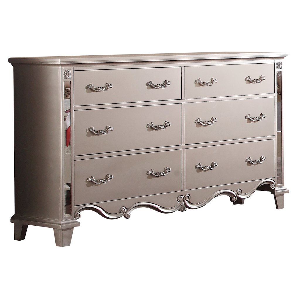 Sonia Beige Tufted 4-Piece Bedroom Set, Queen