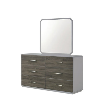 Naples Stone Gray Platform 4-Piece Bedroom Set, King