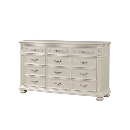 Valentina Pearl 4-Piece Bedroom Set with LED Lighting, King