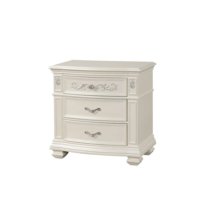 Valentina Pearl 4-Piece Bedroom Set with LED Lighting, Queen