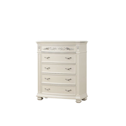 Valentina Pearl 5-Piece Bedroom Set with LED Lighting, Queen