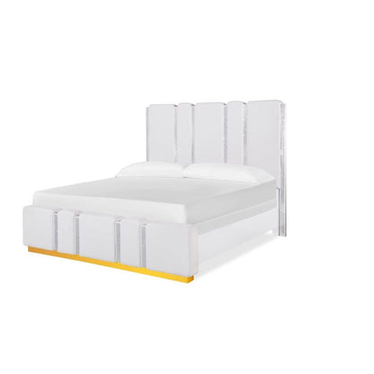 Zoe Crystal 4-Piece Bedroom Set with LED Lighting, King