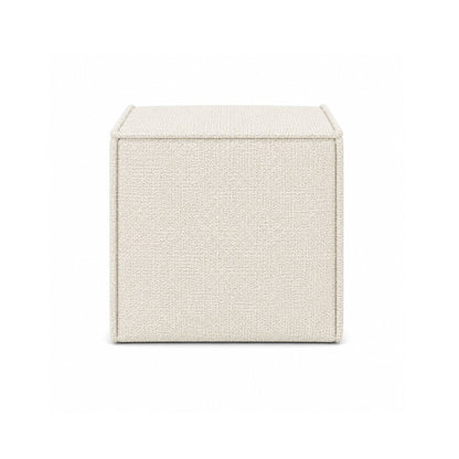 Pontchartrain Pouf Ottoman Chenille Cloud