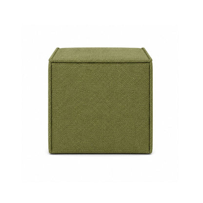 Pontchartrain Pouf Ottoman Chenille Moss