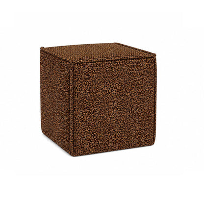 Pontchartrain Pouf Ottoman Velvet Leopard