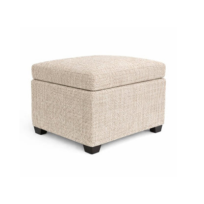 Jackson Square Storage Ottoman Matisse Ivory
