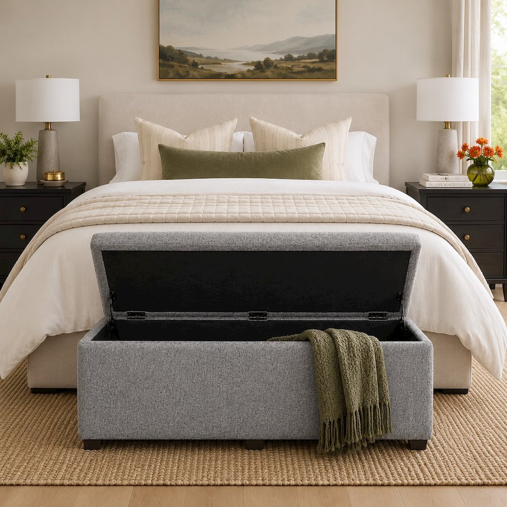 Esplanade Bed Bench Matisse Silver