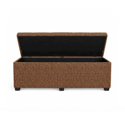 Esplanade Bed Bench Velvet Leopard