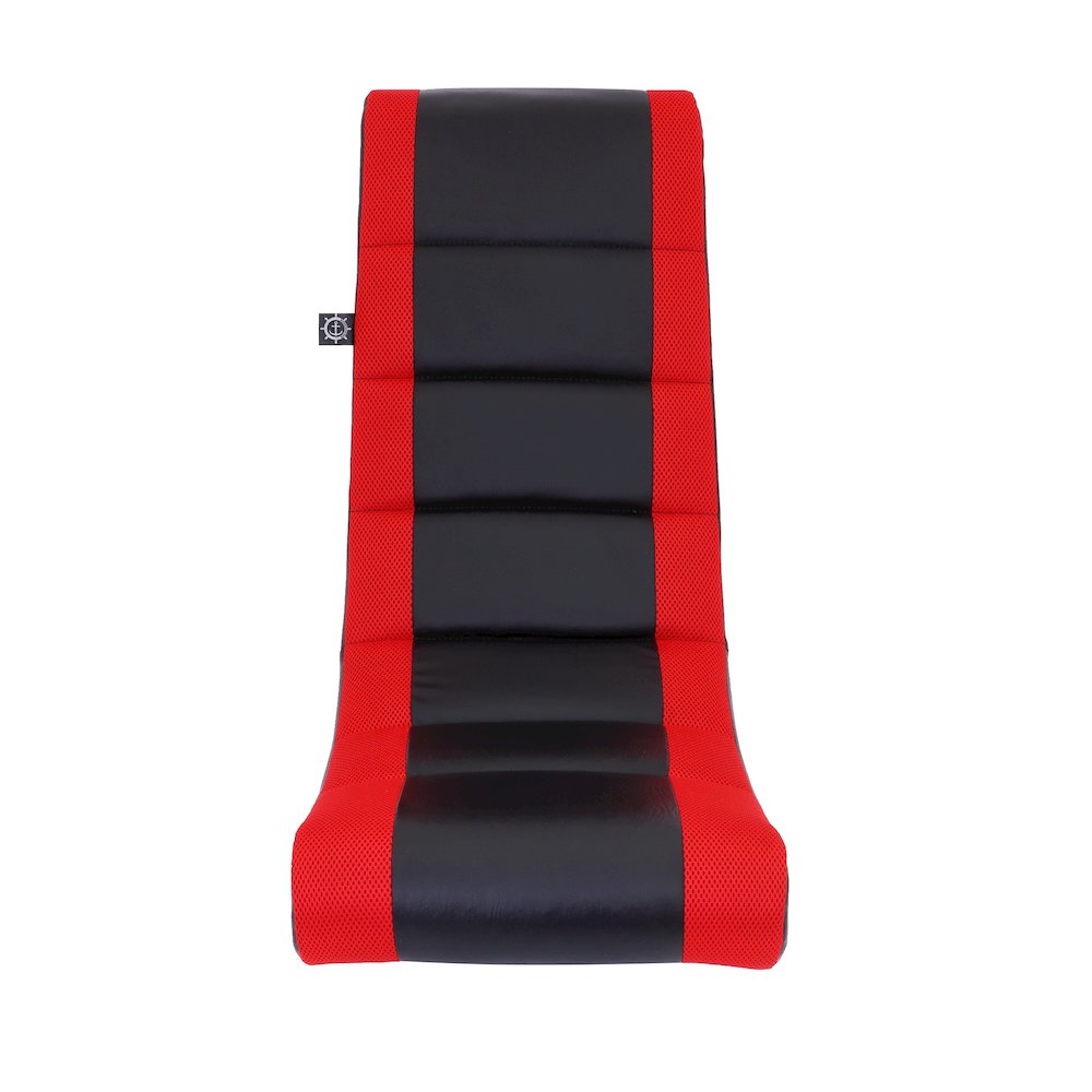 Classic Video Rocker Floor Gaming Chair, for Kids and Teens, Black/Red
