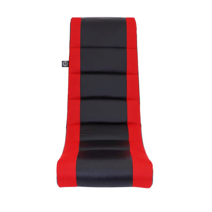 Classic Video Rocker Floor Gaming Chair, for Kids and Teens, Black/Red