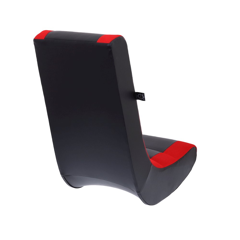 Classic Video Rocker Floor Gaming Chair, for Kids and Teens, Black/Red