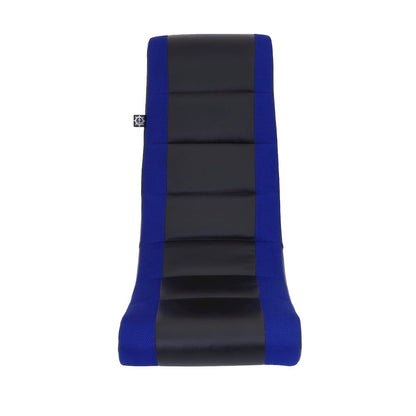 Classic Video Rocker Floor Gaming Chair, for Kids and Teens, Black/Blue