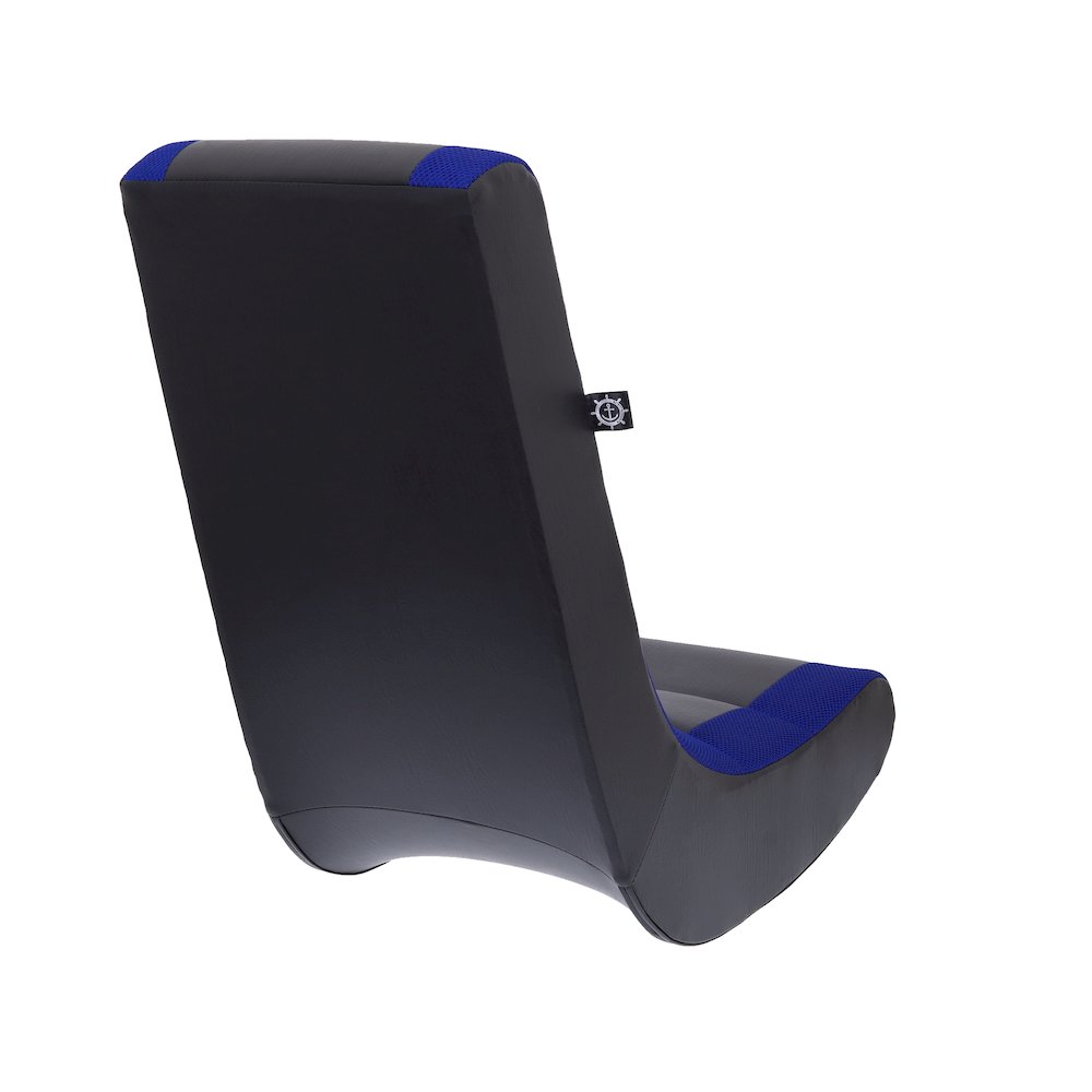 Classic Video Rocker Floor Gaming Chair, for Kids and Teens, Black/Blue