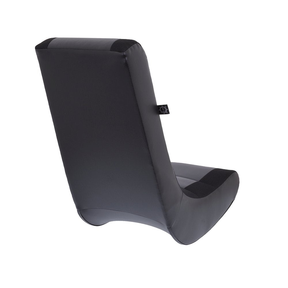 Classic Video Rocker Floor Gaming Chair, for Kids and Teens, Black/Black