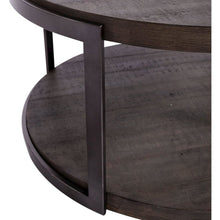 Modern View Round Cocktail Table in Gauntlet Gray