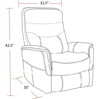 Beige Recliner Chairs Set of 2 – Power Lift Recliner with Headrest