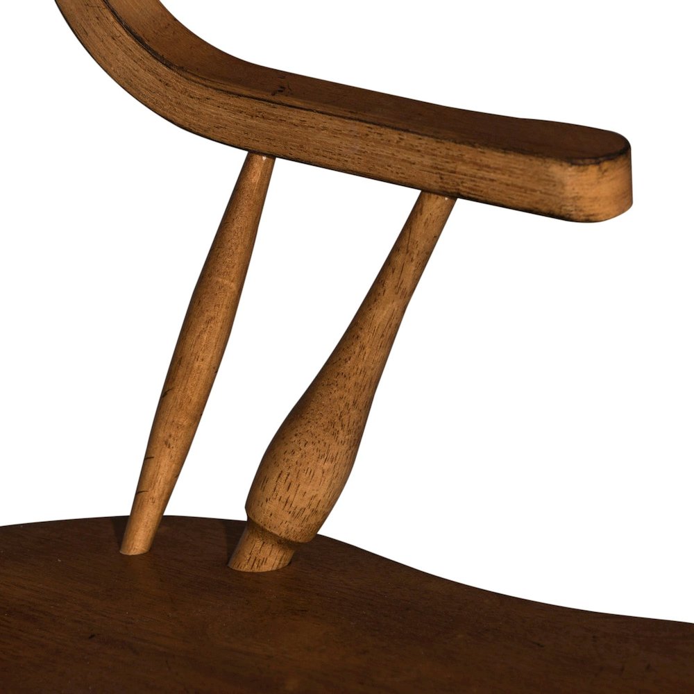Hearthstone Ridge Windsor Back Arm Chair in Tobacco