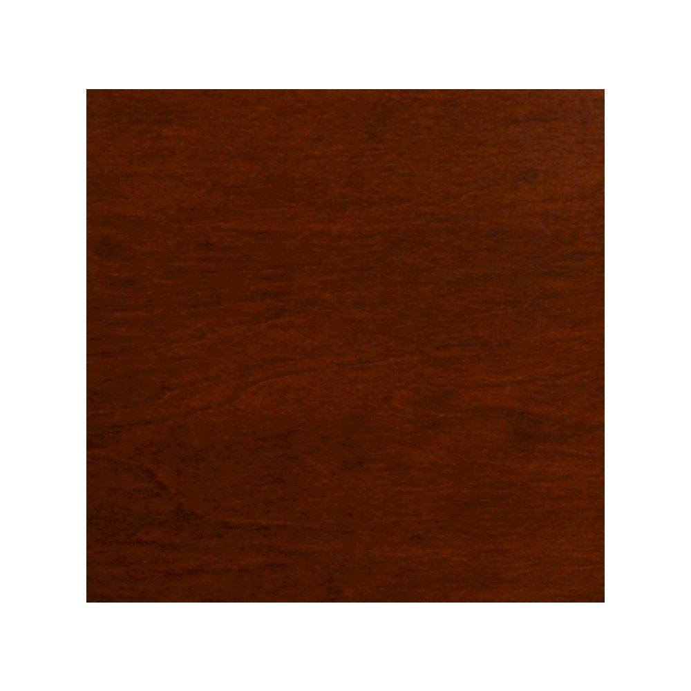 Mahogany Finish Upholstered Dining Chairs Set of 2 with Linen Fabric Cushions
