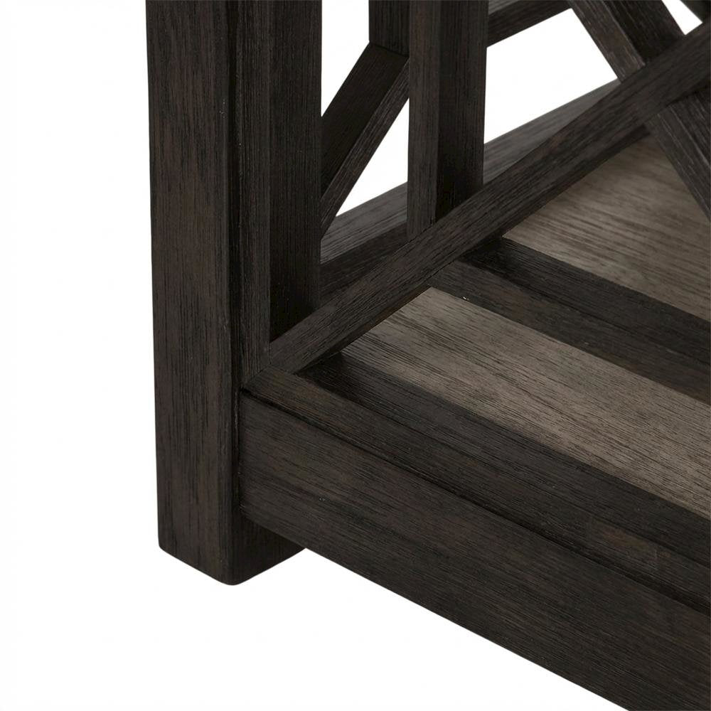 Black Living Room Set - 3 Piece Coffee Table and End Table Set