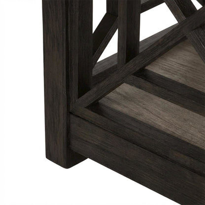 Black Living Room Set - 3 Piece Coffee Table and End Table Set