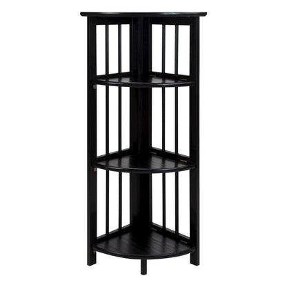 Wooden Bookcase with Shelves and Modern Design for Home Storage