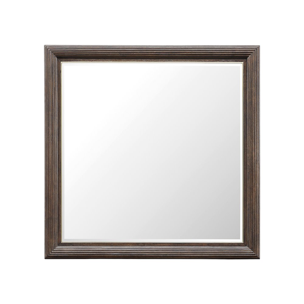 Asher Park Dresser Mirror, Piano Brown Finish