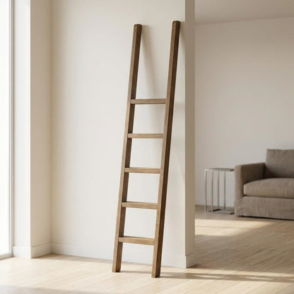 Stratton Traditional Decorative Wooden Ladder, Brown