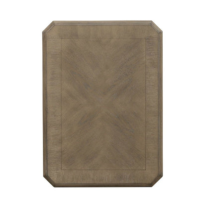 Magnolia Manor Chair Side Table in Weathered Bisque