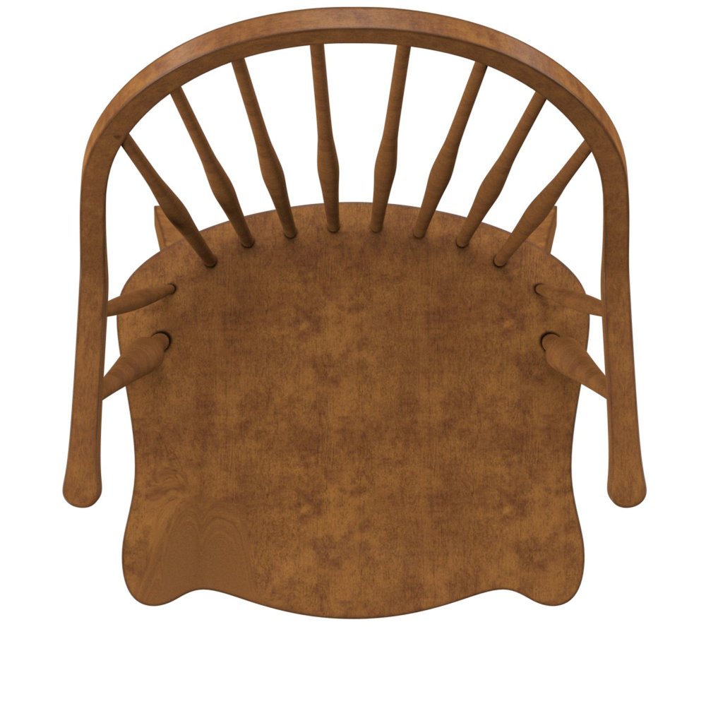 Hearthstone Ridge Windsor Back Arm Chair in Tobacco