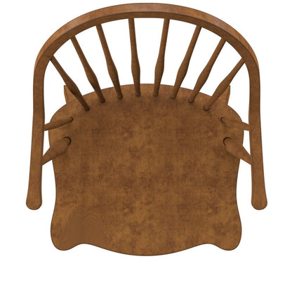 Hearthstone Ridge Windsor Back Arm Chair in Tobacco
