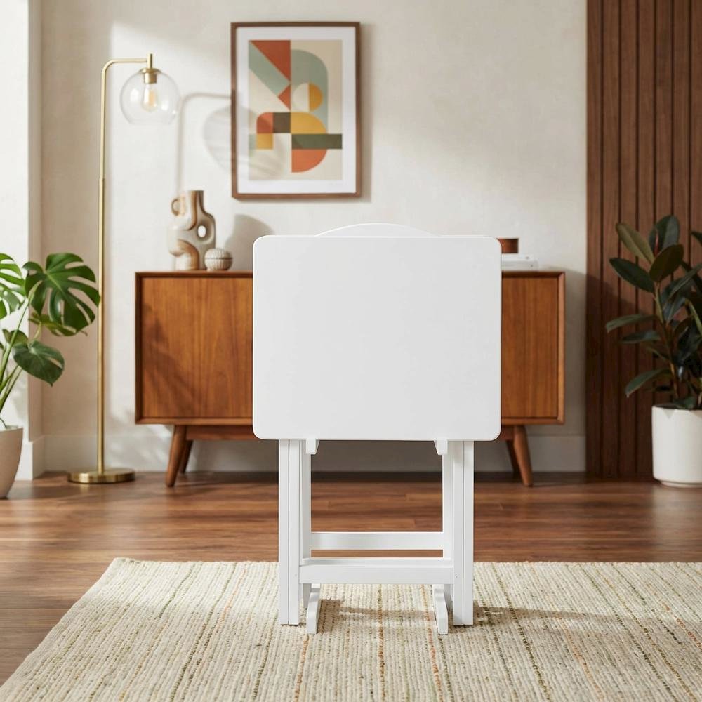 White, Tray Table, Removable Tray Top, Quality Build
