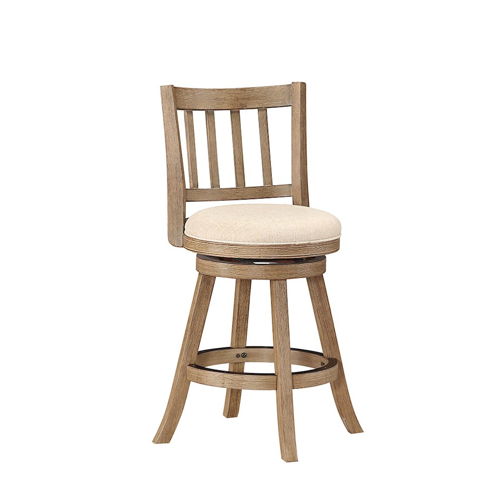 Sheldon Swivel Counter Stool - Ivory