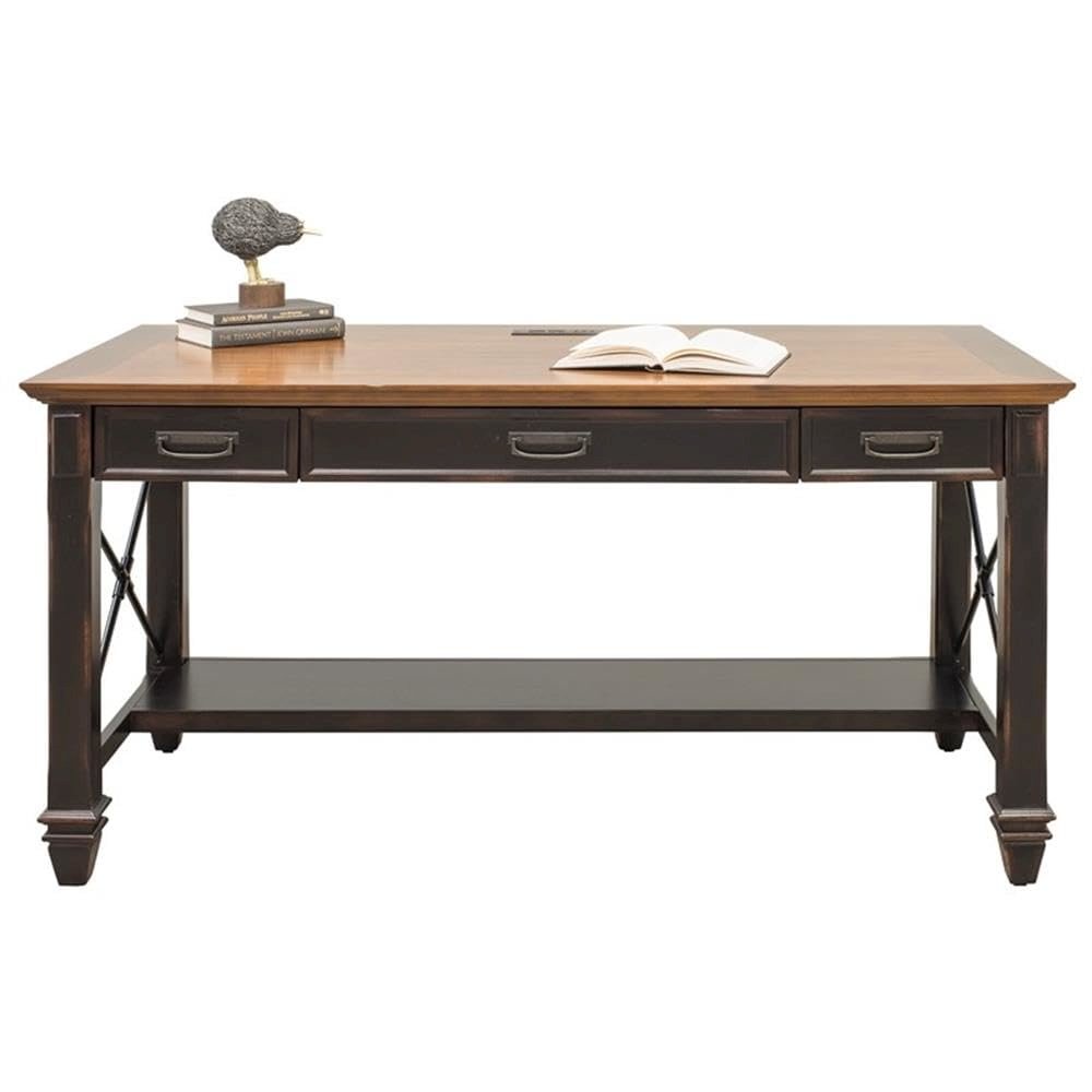 Hartford Wood Writing Desk, Brown
