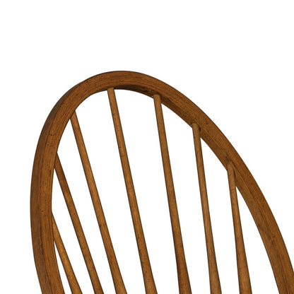 Hearthstone Ridge Windsor Back Side Chair in Tobacco
