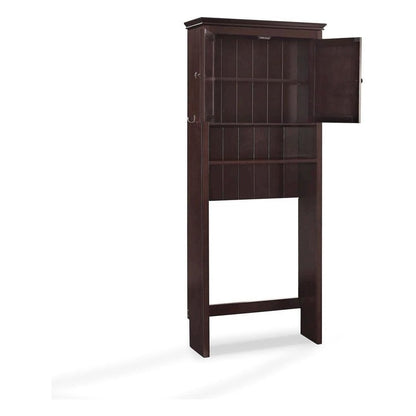 Espresso Space Saver Bathroom Vanity with Anti-Tip Hardware