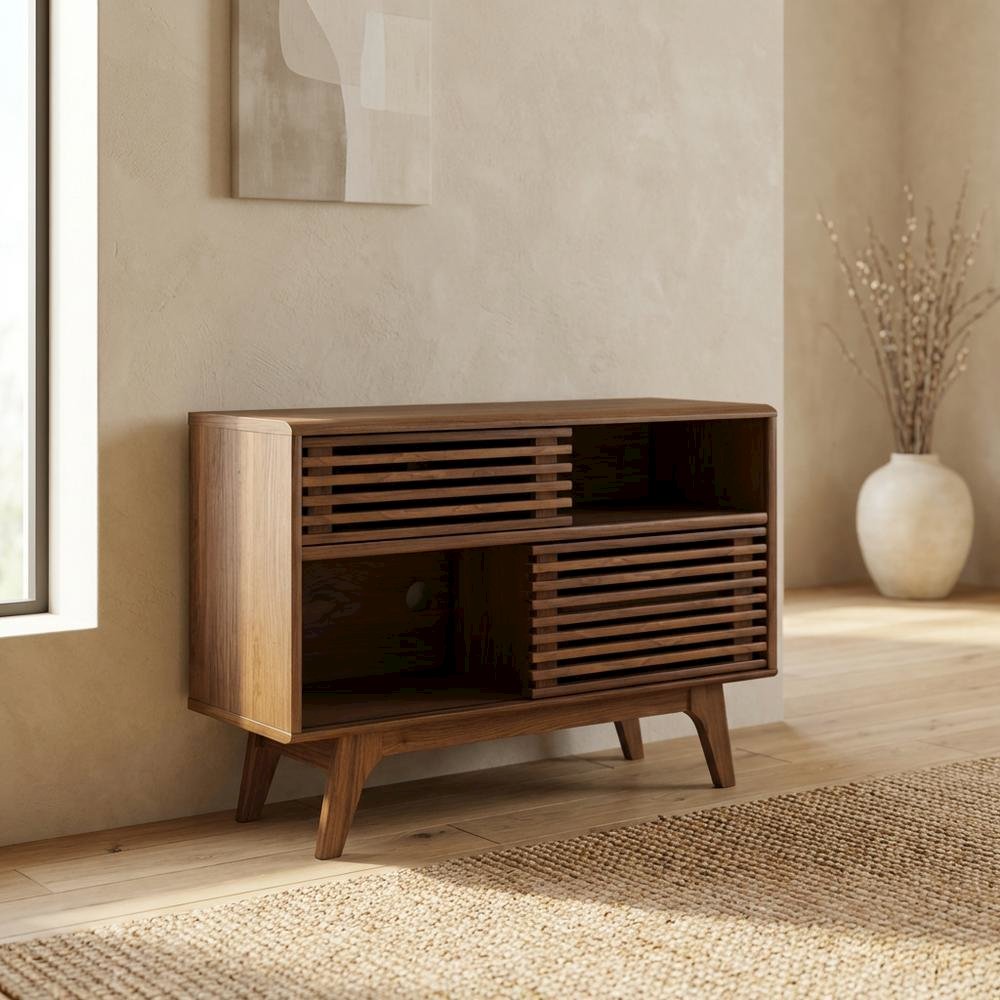 Modern Coffee Table in Neutral Finish with Sleek Design and Durable Construction