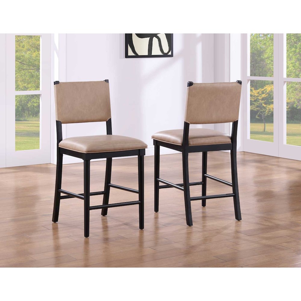 Oslo 24-inch Counter Stool, Midnight