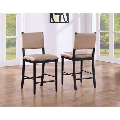 Oslo 24-inch Counter Stool, Midnight