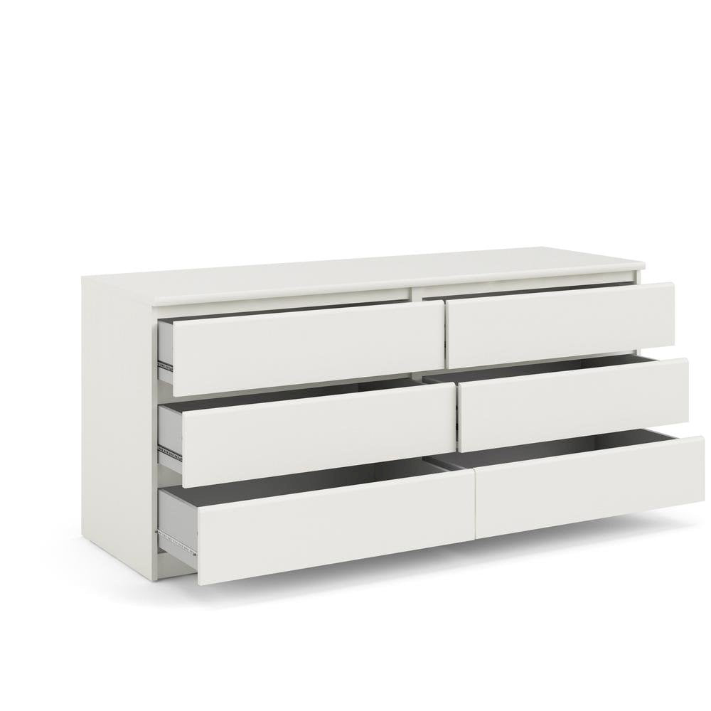 Furnifact White Dresser for Bedroom – Modern Chest of Drawers with Spacious Storage – Stylish and Functional Dresser for Bedroom Clothes, Linens, or Essentials