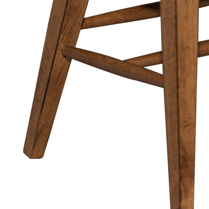 Hearthstone Ridge Windsor Back Arm Chair in Tobacco