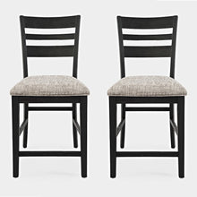 Altamonte Contemporary Ladderback Upholstered Counter Stool (Set of 2)