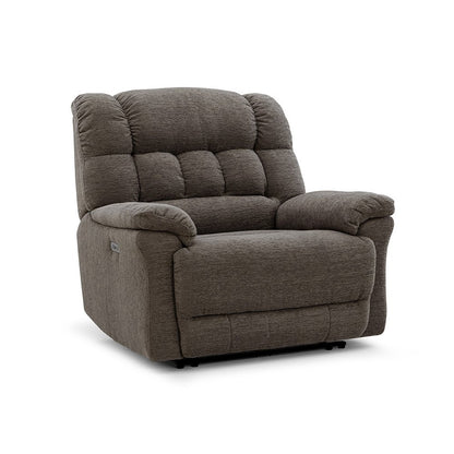 Oversized Recliner Chair for Big and Tall Adults – Power Zero Gravity Recliner with Wide Seat,  Heavy-Duty Big Man, Supports Up to 450 lbs, Brown