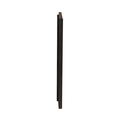 Landscape Mirror - Black Traditional Multi in Dusty Taupe