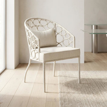 Sea Salt Dining Chair with Distressed Finish and Stylish Design