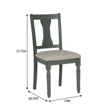 Set of 2 Willow Side Chairs with Comfortable Seat and Modern Design