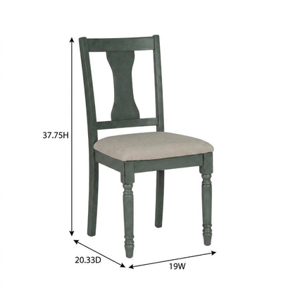 Set of 2 Willow Side Chairs with Comfortable Seat and Modern Design